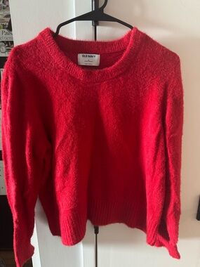 Old Navy Bright Red Crewneck Sweater